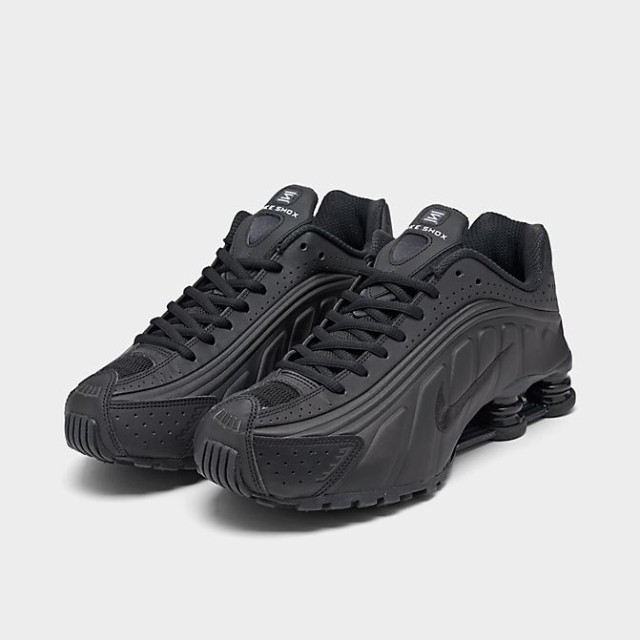 ナイキ メンズ Nike Shox R4 Casual Shoes スニーカー Black/Black/Black/White｜au PAY マーケット