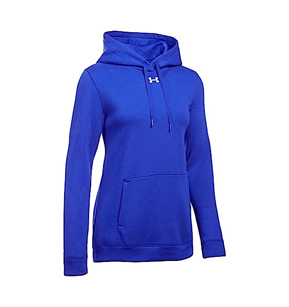 アンダーアーマー レディース パーカー Under Armour Rival Hoodie フーディー Royal / White