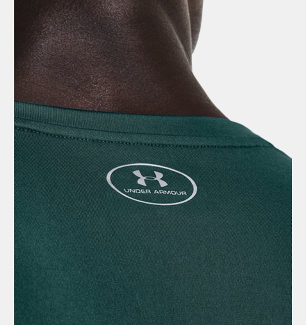 アンダーアーマー メンズ Tシャツ 長袖 ロンT Men's UA Locker 2.0 Long Sleeve - Coastal Teal/Metallic Silver