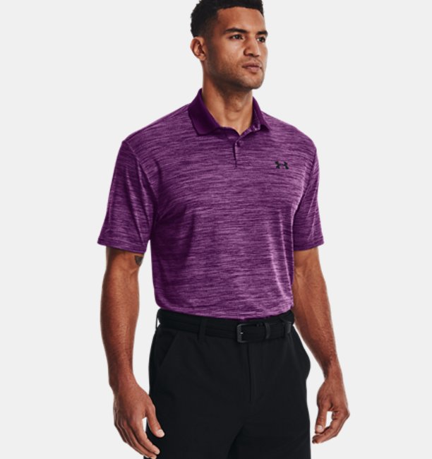 アンダーアーマー メンズ ポロシャツ Men's UA Performance Polo TexturedHendrix/Blackの通販は