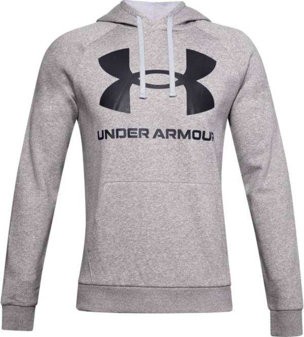 アンダーアーマー メンズ パーカー Under Armour Men's Rival Fleece Big Logo Hoodie フーディー MOD GRAY LIGHT HEATHER