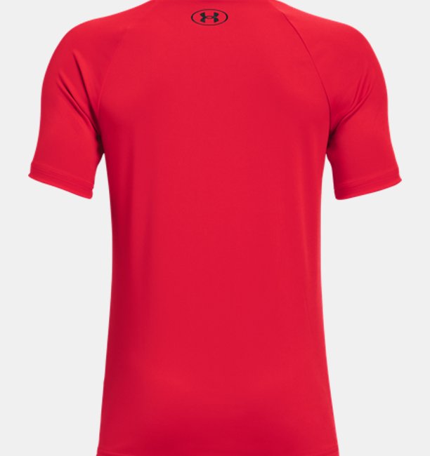アンダーアーマー キッズ Tシャツ Boys' UA Tech Big Logo Short Sleeve - Red/Black_1