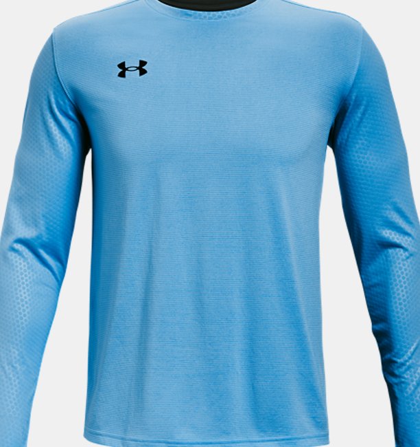 アンダーアーマー メンズ Tシャツ 長袖 ロンT Men's UA Wall Goalkeeper Jersey - Carolina Blue/Black アンダーアーマー メンズ Tシャツ 長袖 ロンT Men's UA Wall