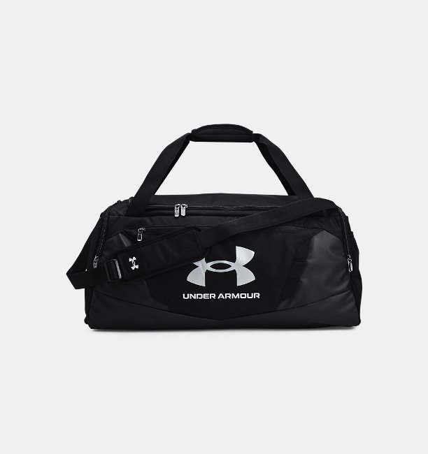 アンダーアーマー メンズ ダッフルバッグ Under Armour UA Undeniable 5.0 MD Duffle Bag - Black/llic Silver