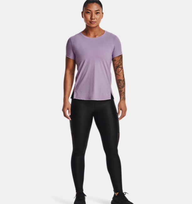 アンダーアーマー レディース Tシャツ Women's UA Iso-Chill 200 Laser T-Shirt - Octane/Reflectiveの通販は