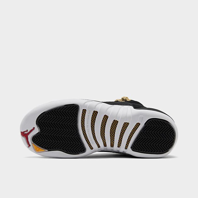 ジョーダン キッズ レトロ１２ バッシュ Air Jordan Retro 12 GS - Black/Black/White/Taxi