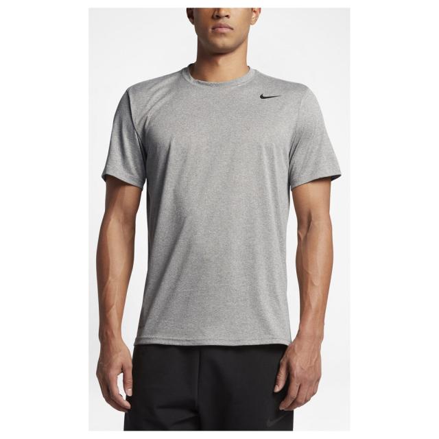 ナイキ メンズ Tシャツ Nike Legend 2.0 Short Sleeve T-Shirt - Dk Grey Heather/Black