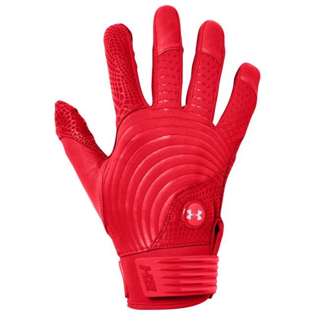 アンダーアーマー メンズ 野球 Under Armour Harper Pro 19 バッティンググローブ Red/Red