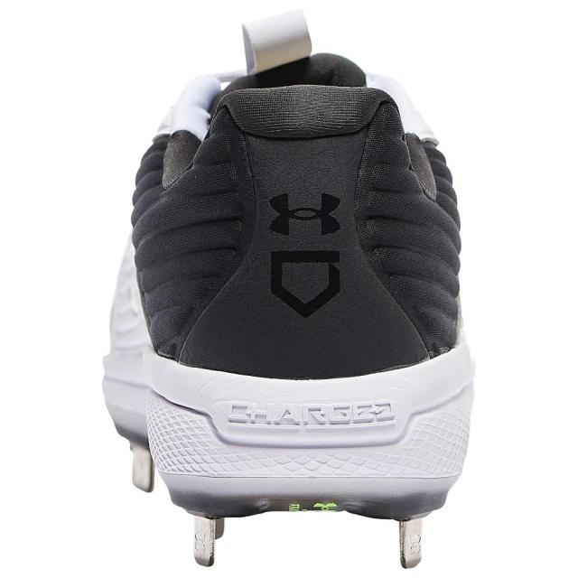 アンダーアーマー メンズ 野球 スパイク Under Armour Yard MT - Black/White/Black 金属スパイク