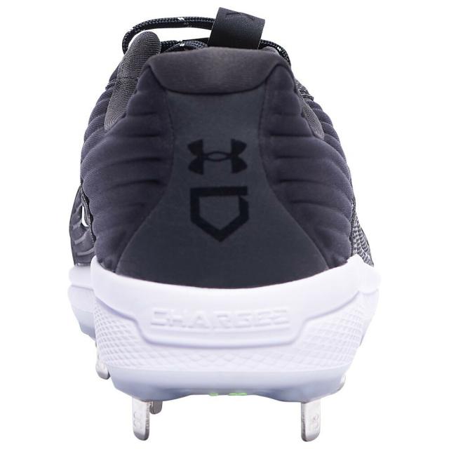 アンダーアーマー メンズ 野球 スパイク Under Armour Yard MT - Black/Black/Metallic Silver