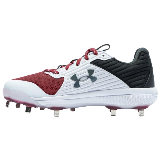 アンダーアーマー メンズ 野球 スパイク Under Armour Yard MT - Cardinal/White/Black
