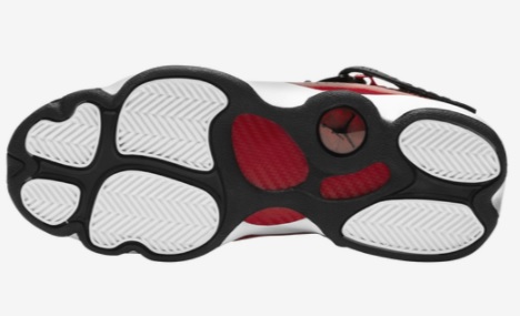 ジョーダン キッズ バッシュ Jordan 6 Rings GS スニーカー Black/White/Gym Red_4