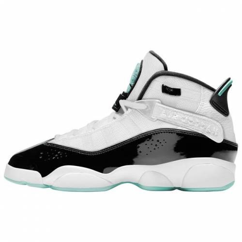 ジョーダン キッズ バッシュ Jordan 6 Rings GS - White/Black/Tropical Twist_1