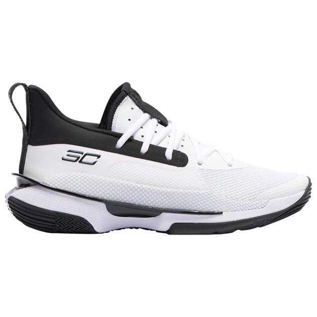 アンダーアーマー メンズ カリー７ Under Armour Curry 7 バッシュ White/White/Black｜au PAY マーケット