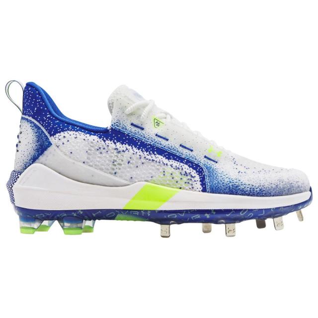 アンダーアーマー メンズ 野球 スパイク Under Armour Harper 6 Low ST - White/Team /High-Vis Yellow