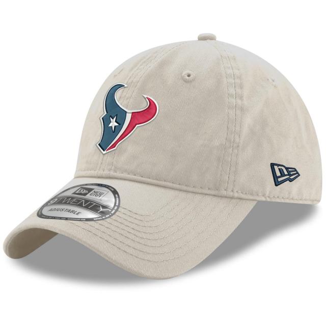 ニューエラ メンズ キャップ "Houston Texans" New Era Playmaker 9TWENTY Adjustable Hat - Khaki
