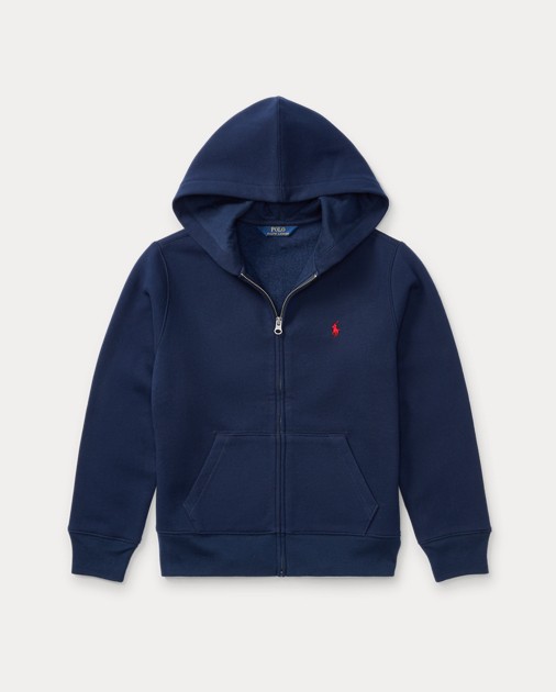 ポロ ラルフローレン ボーイズ/キッズ 8-20 Polo Ralph Lauren Cotton-Blend-Fleece Hoodie パーカー NAVY