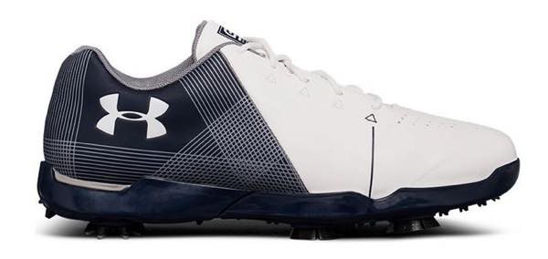 アンダーアーマー キッズ スピース２ ゴルフシューズ Under Armour Spieth 2 Golf Shoes - White/Academy