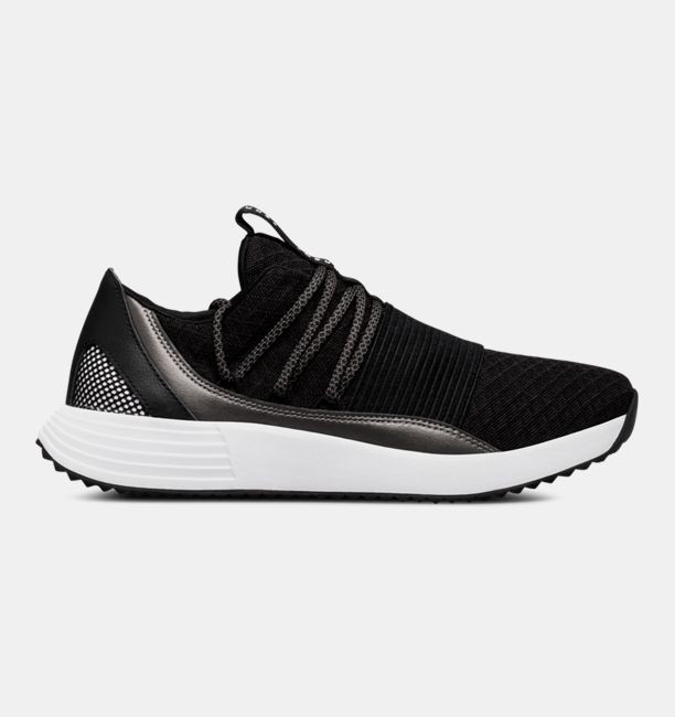 アンダーアーマー レディース シューズ Under Armour Breathe Lace Shoes トレーニングシューズ Black/White