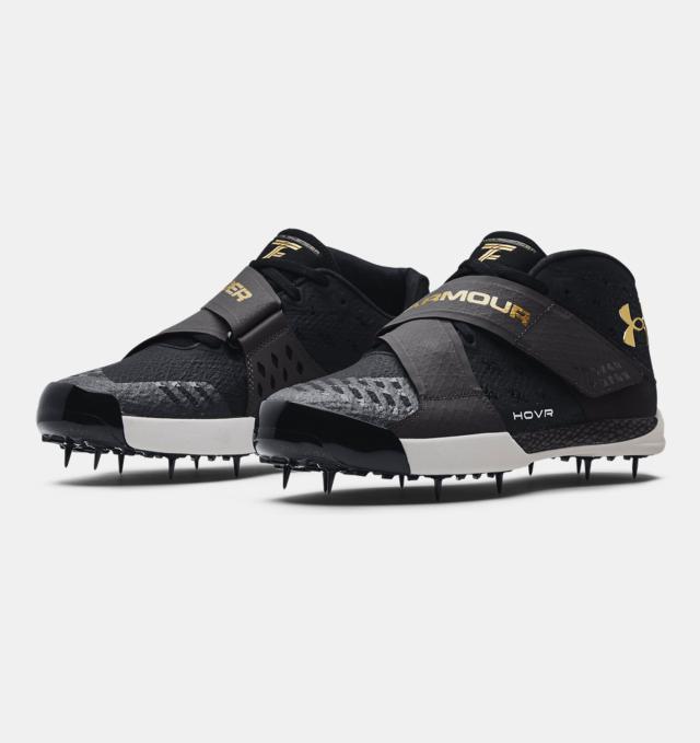 アンダーアーマー メンズ 陸上 スパイク Unisex UA HOVR Silencer Track Shoes - Black/Jet Gray_3