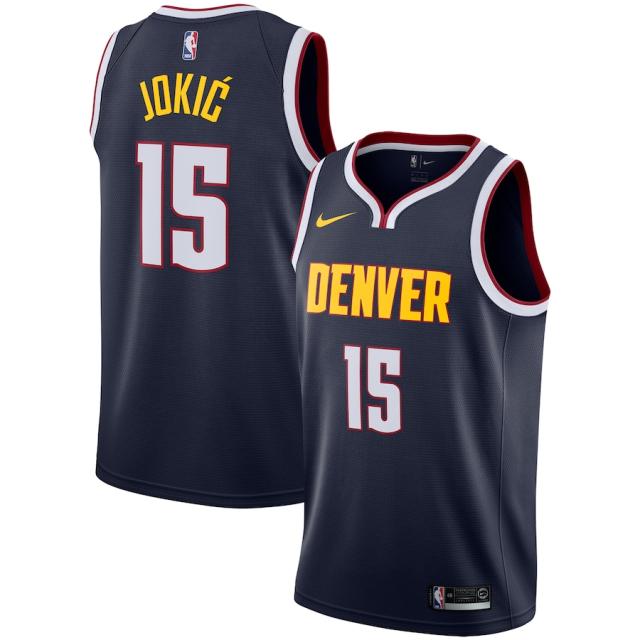 ナイキ メンズ ジャージ Nikola Jokic "Denver Nuggets" Nike Replica Swingman Jersey - Icon Edition - Navyの通販は 33,990円