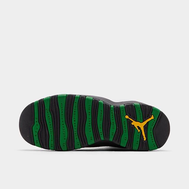 ジョーダン キッズ/レディース レトロ１０ バッシュ Air Jordan Retro 10 GS スニーカー White/Black/Pine Green/Amarillo_5