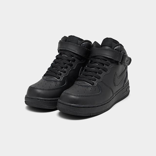 ナイキ キッズ/ジュニア エアフォース１ミッド Nike Air Force 1 Mid PS スニーカー Black