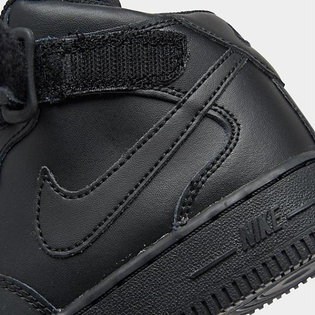 ナイキ キッズ/ジュニア エアフォース１ミッド Nike Air Force 1 Mid PS スニーカー Black