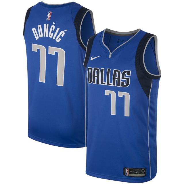 ナイキ メンズ ジャージ "Dallas Mavericks" Luka Doncic Nike Men's Swingman Jersey - Royalの通販は 33,990円