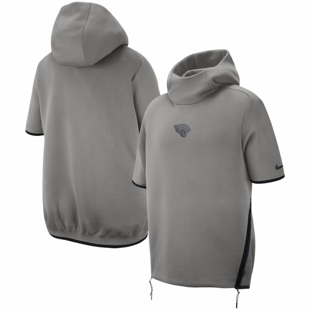 ナイキ メンズ パーカー "Jacksonville Jaguars" Nike Sideline Repel Short Sleeve Pullover Hoodie - Grayの通販は