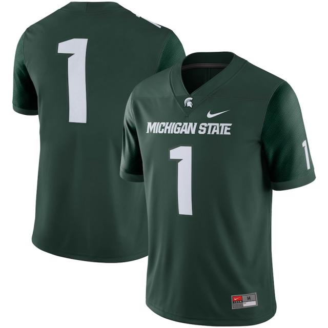 ナイキ メンズ Tシャツ #1 "Michigan State Spartans" Nike Game Jersey - Greenの通販は 32,340円