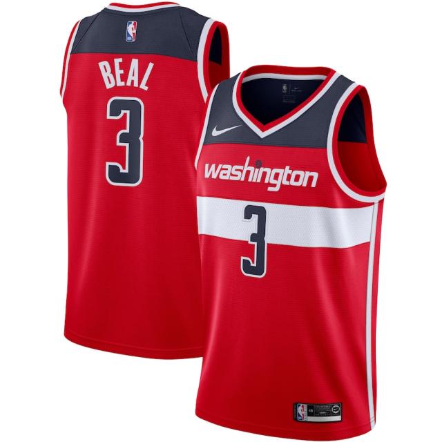 ナイキ メンズ ジャージ Bradley Beal "Washington Wizards" Nike 2019/2020 Swingman Jersey - Icon Edition - Redの通販は 33,770円