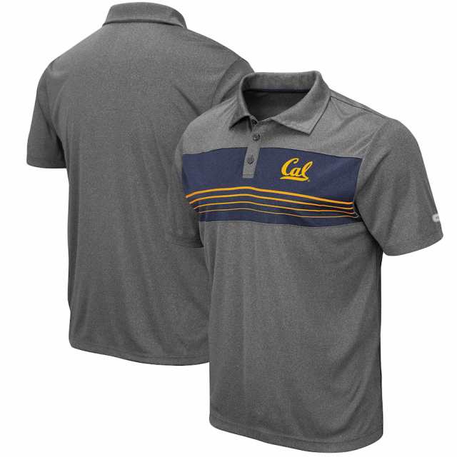 メンズ ポロシャツ "Cal Bears" Colosseum Smithers Polo - Heathered Charcoalの通販は