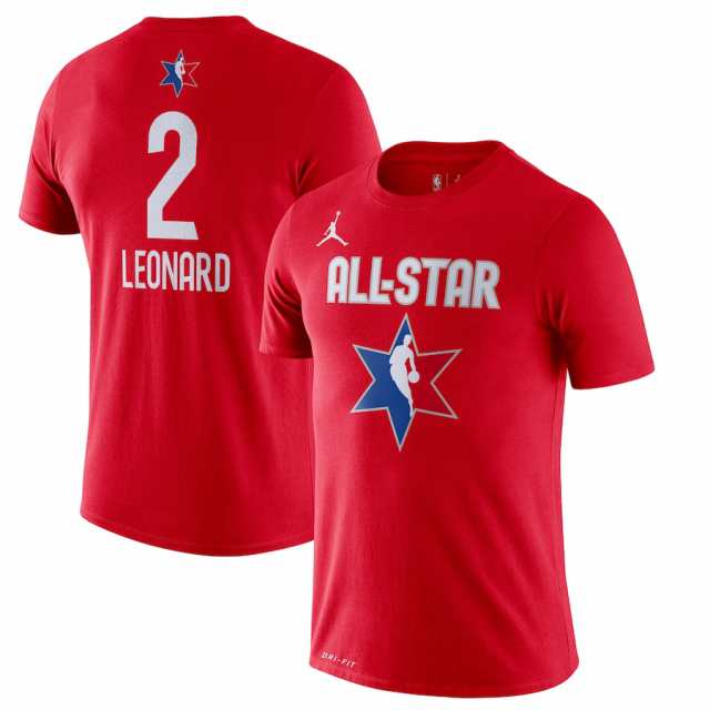 メンズ Tシャツ Kawhi Leonard Jordan Brand 2020 NBA All-Star Game Name & Number Player T-Shirt - Redの通販は 8,466円