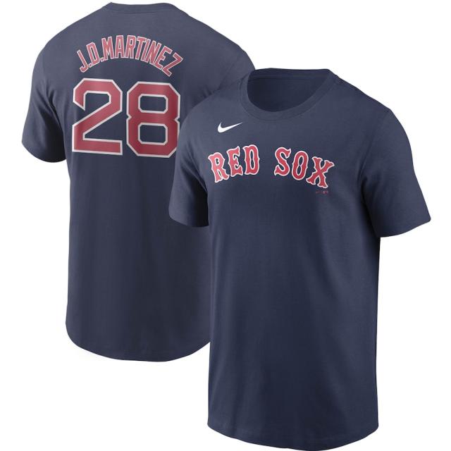 ナイキ メンズ Tシャツ レッドソックス J.D. Martinez 