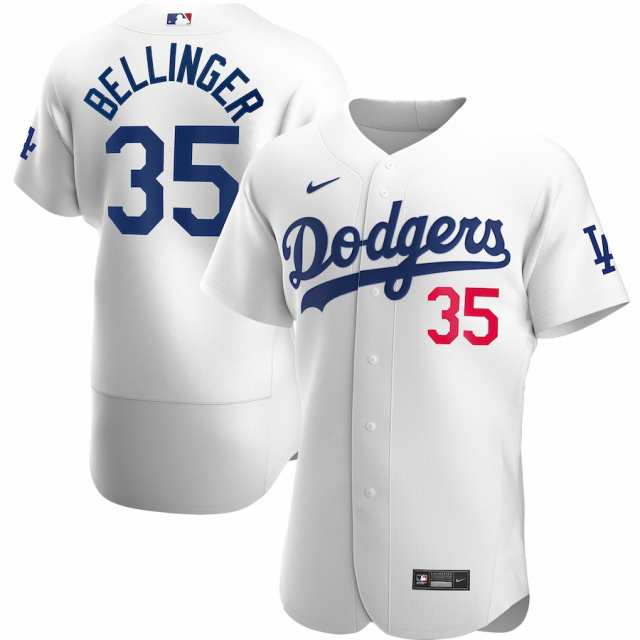 ナイキ メンズ ジャージ Cody Bellinger "Los Angeles Dodgers" Nike Home 2020 Authentic Player Jersey - Whiteの通販は