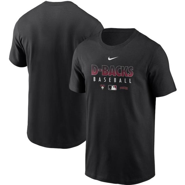 ナイキ メンズ Tシャツ Arizona Diamondbacks Nike Authentic Collection Team Performance T-Shirt 半袖 Blackの通販は