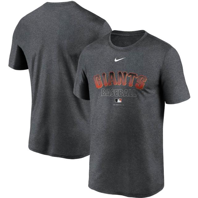 ナイキ メンズ San Francisco Giants Nike Authentic Collection Legend Performance T-Shirt Tシャツ 半袖 Charcoal