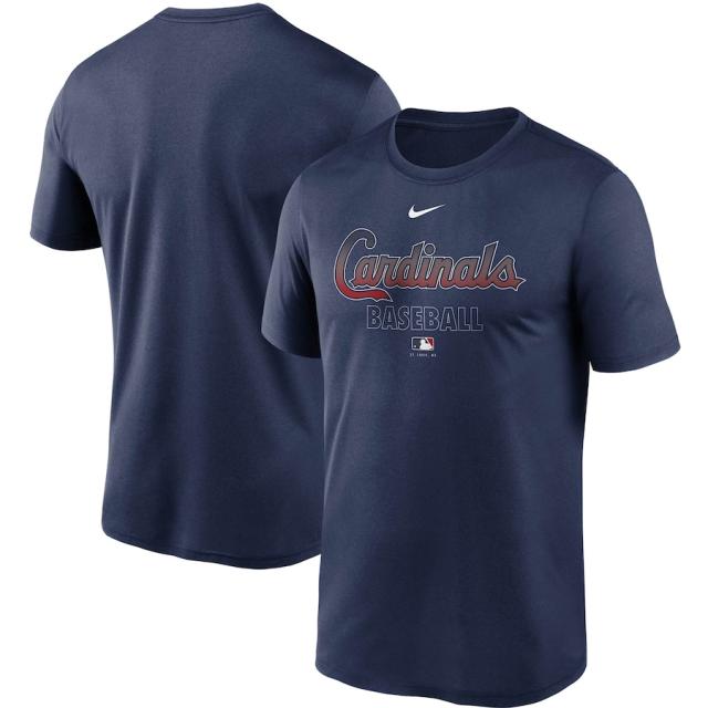 ナイキ メンズ St. Louis Cardinals Nike Authentic Collection Legend Performance T-Shirt Tシャツ 半袖 Navy