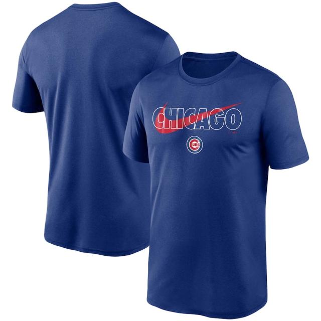ナイキ メンズ Tシャツ Chicago Cubs Nike City Swoosh Legend Performance T-Shirt 半袖 Royalの通販は 7,306円