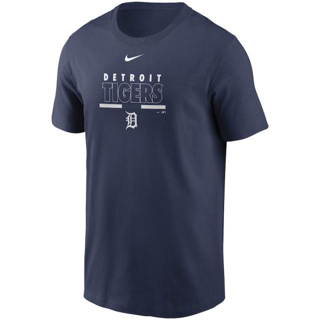 ナイキ メンズ Tシャツ Detroit Tigers Nike Color Bar T-Shirt 半袖 Navyの通販は