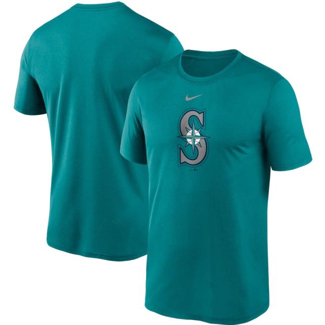 ナイキ メンズ Seattle Mariners Nike Team Large Logo Legend Performance T-Shirt Tシャツ 半袖 Aqua