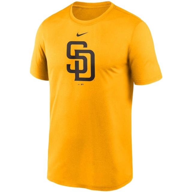 ナイキ メンズ Tシャツ ”San Diego Padres" Nike Team Large Logo Legend Performance T-Shirt - Gold_1