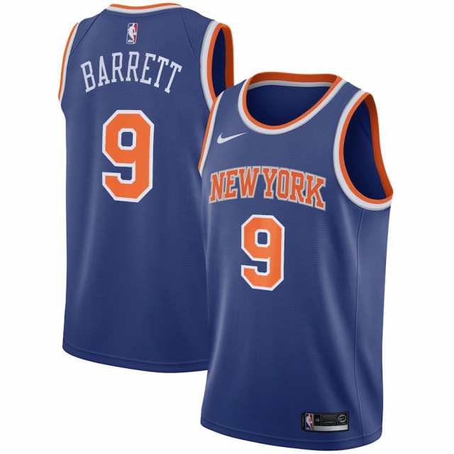 ナイキ メンズ ジャージ R.J. Barrett "New York Knicks" Nike 2019 NBA Draft First Round Pick Swingman Jersey Royal - Icon Editionの通販は