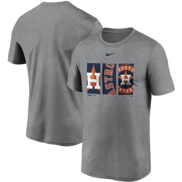 ナイキ メンズ Tシャツ Houston Astros Nike Tryptich Logo Legend Performance T-Shirt 半袖 Gray