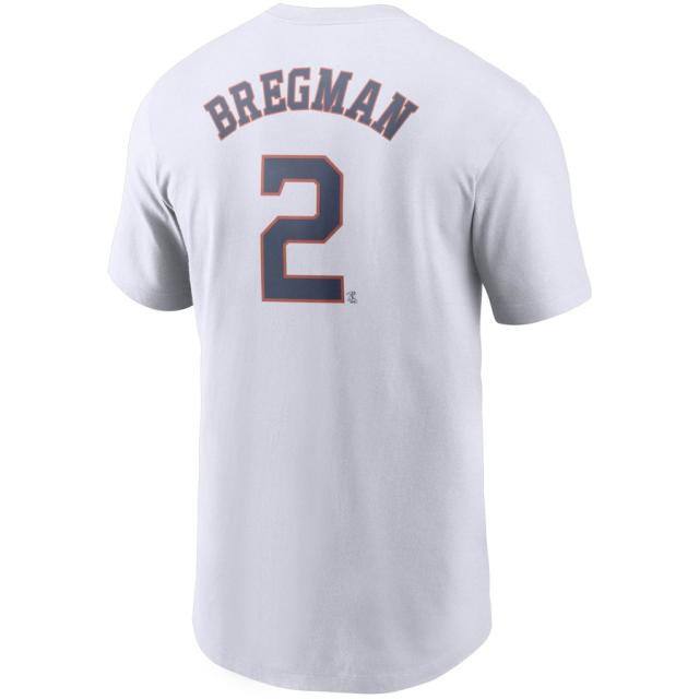 ナイキ メンズ Tシャツ Alex Bregman Houston Astros Nike Name
