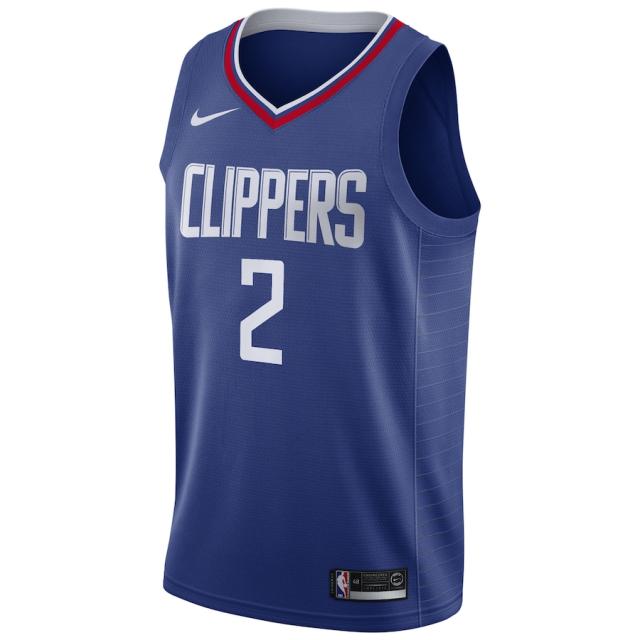 ナイキ メンズ プルオーバー Kawhi Leonard "天使の都市 Clippers" Nike 2019/20 Swingman Jersey Blue - Icon Edition