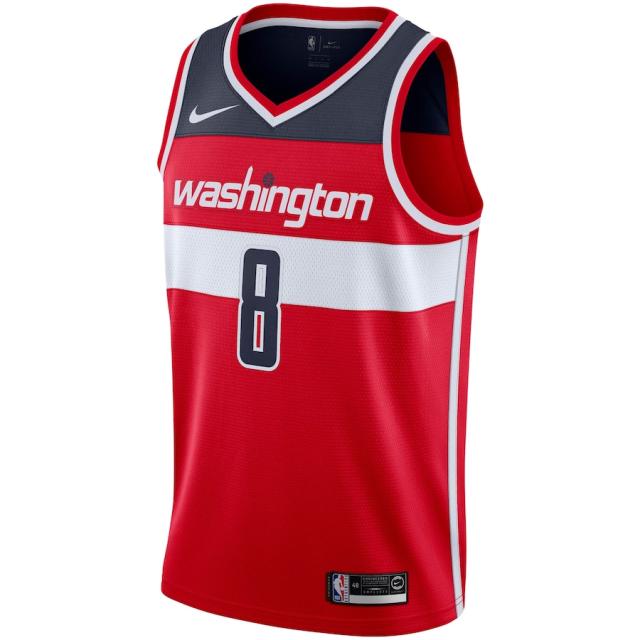ナイキ メンズ プルオーバー Rui Hachimura "Washington Wizards" Nike 2019/2020 Swingman Jersey - Icon Edition - Red