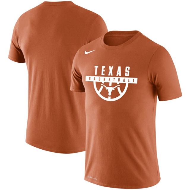 ナイキ メンズ Tシャツ "Texas Longhorns" テキサス大学 Nike Basketball Drop Legend Performance T-Shirt 半袖 Texas Orangeの通販は