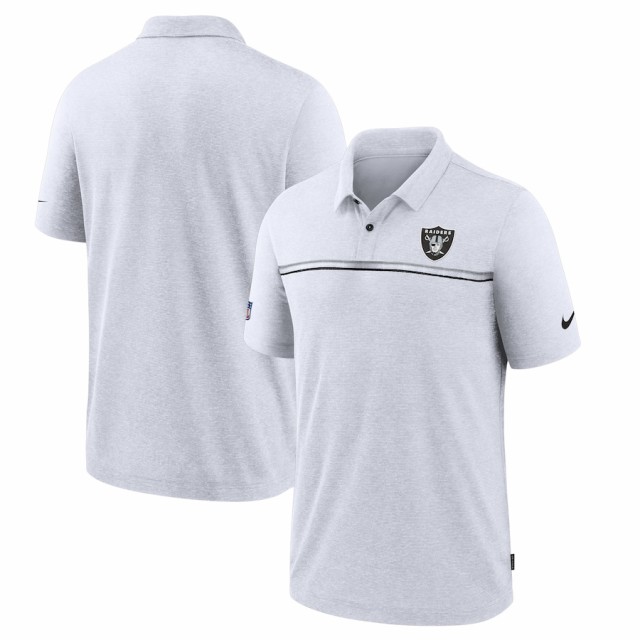 ナイキ メンズ ポロシャツ "Las Vegas Raiders" Nike Sideline Early Season Team Performance Polo - Whiteの通販は